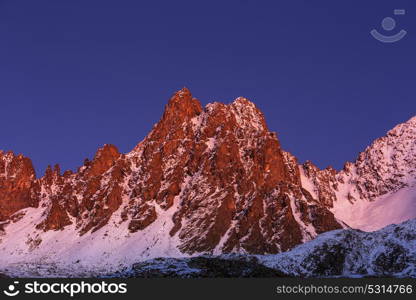 Autumn season in Kackar Mountains in the Black Sea region of Turkey. Beautiful mountains landscape.