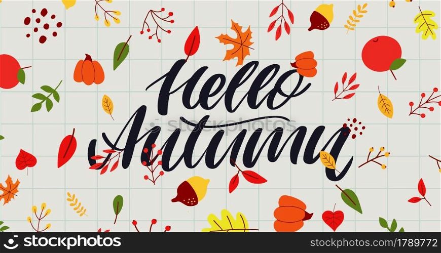Autumn September Animated hand drawn lettering 4k footage. Motion graphic holiday Autumn banner sale. Autumn September Animated hand drawn lettering 4k footage. Motion graphic holiday Autumn banner sale banner