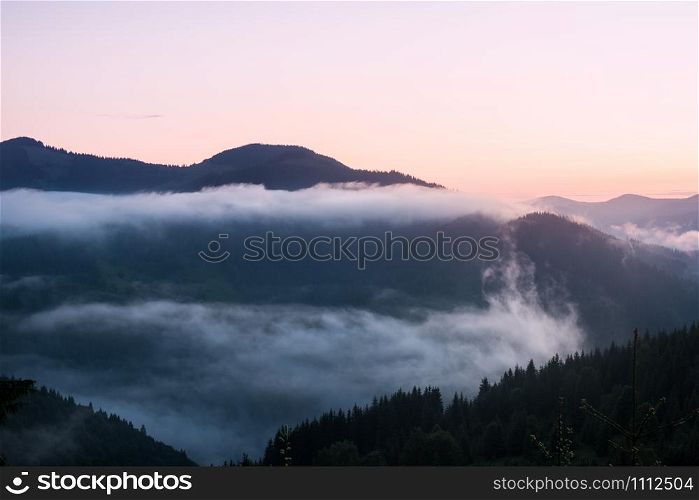 Autumn sunrise from Clingmans Dome, Great Smoky Mountains National Park, Tennessee, USA