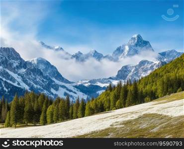 Autumnal alpine meadows 