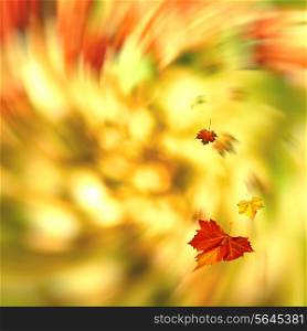Autumnal swirl, abstract seasonal backgrounds