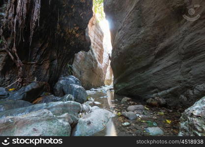 Avakas Gorge. Paphos District, Cyprus