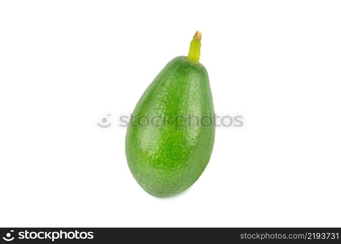 Avocado fruit isolated on white background. Healthy food concept.