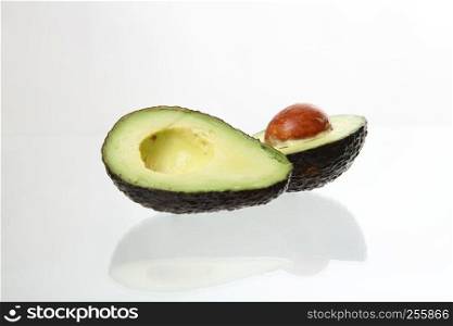 avocado isolated in white background