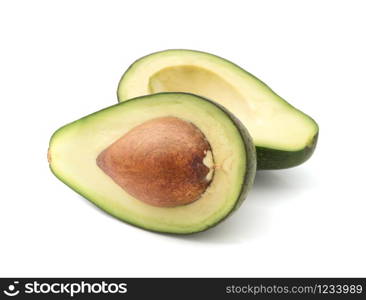 Avocado isolated on white background