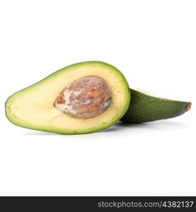 avocado isolated on white background