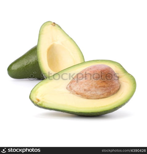 avocado isolated on white background