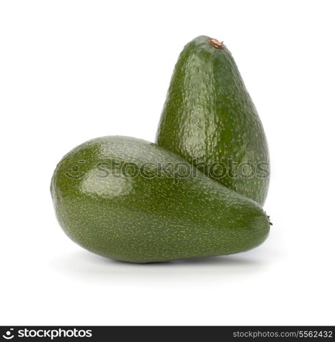 avocado isolated on white background