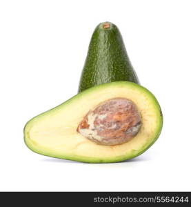 avocado isolated on white background