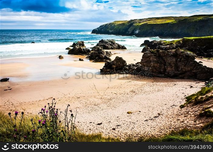 Award winning Durness spectacular beach, Sutherland, Scotland
