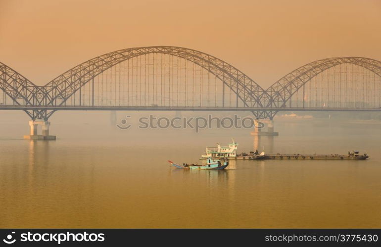 Ayeyarwady bridge in Inwa