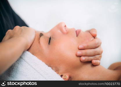 Ayurvedic Face Massage Therapy with Essential Aromatherapy Oils 