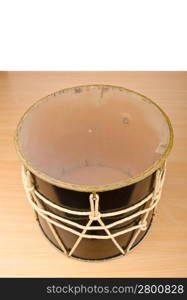 Azeri traditional drum nagara on white