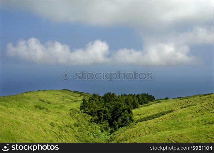 azores coastal view at sao miguel island