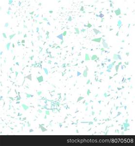 Azure Confetti Isolated on White Background. Set of Particles.. Azure Confetti. Set of Particles.