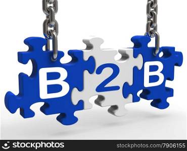 . B2b Showing Sign Of Business And Commerce