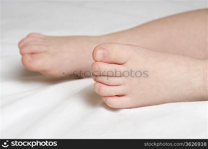 Baby (6-12 months), close up of feet