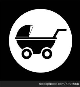 Baby carriages icon