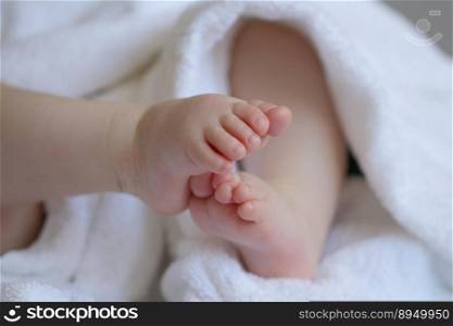 baby child grandchild feet