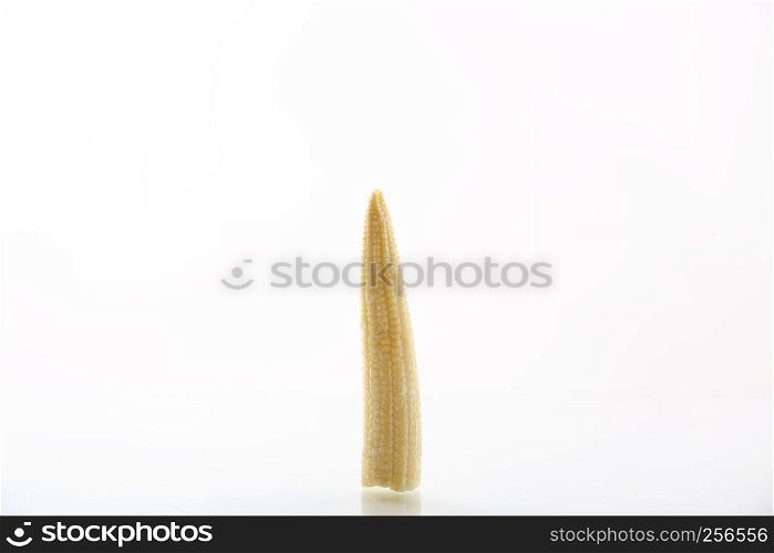 Baby corn isolted in white background