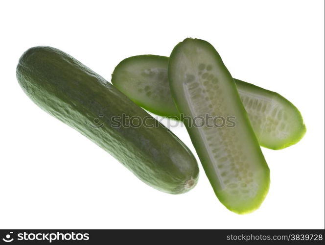 Baby Cucumber ? freshly sliced for a healthy alternative