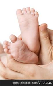 baby feet. Little baby feet