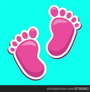 Baby Feet Showing Parenthood Barefoot And Infant