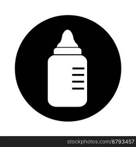 baby milk bottle icon illustration design