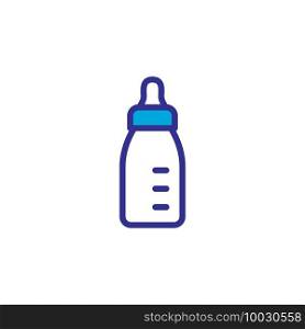 baby milk bottle icon vector design trendy