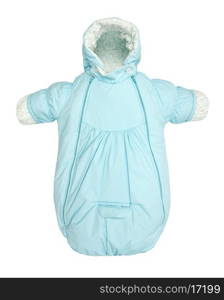 Baby snowsuit Coat bag on a white background