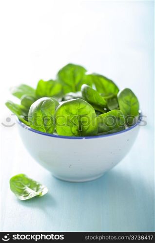 baby spinach leaves in bowl