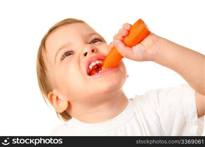 baby with carrot 2
