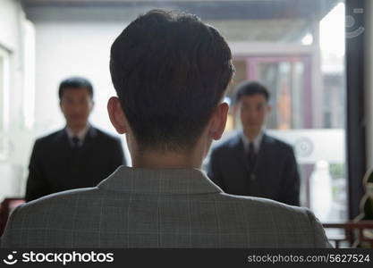 Back of Businessman&rsquo;s Head