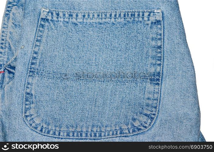 Back pocket denim jeans