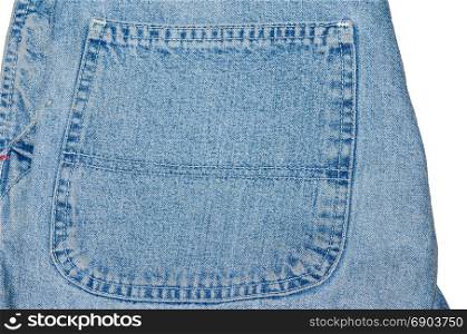 Back pocket denim jeans
