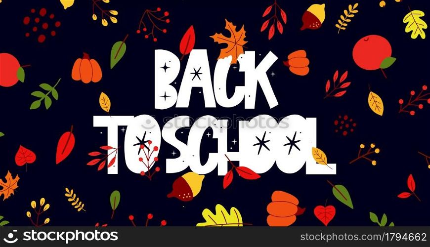 Back to school Animated hand drawn lettering 4k footage. Motion graphic holiday Autumn. Back to school Animated hand drawn lettering 4k footage. Motion graphic holiday Autumn banner