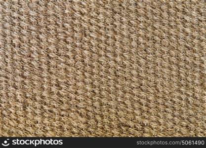 background and texture concept - natural sisal matting surface. natural sisal matting surface