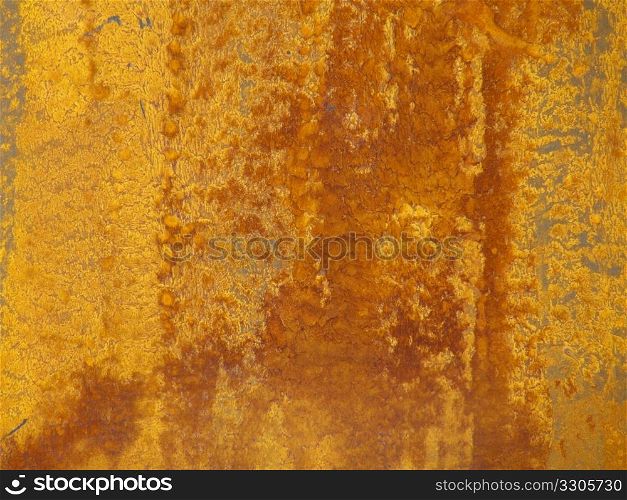background and texture of a rusty metal wall
