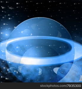 Background Blue Meaning Deep Space And Cosmos
