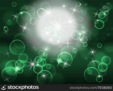 Background Bubbles Showing Light Burst And Backgrounds