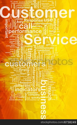 Background concept wordcloud illustration of customer service international. Customer service background concept