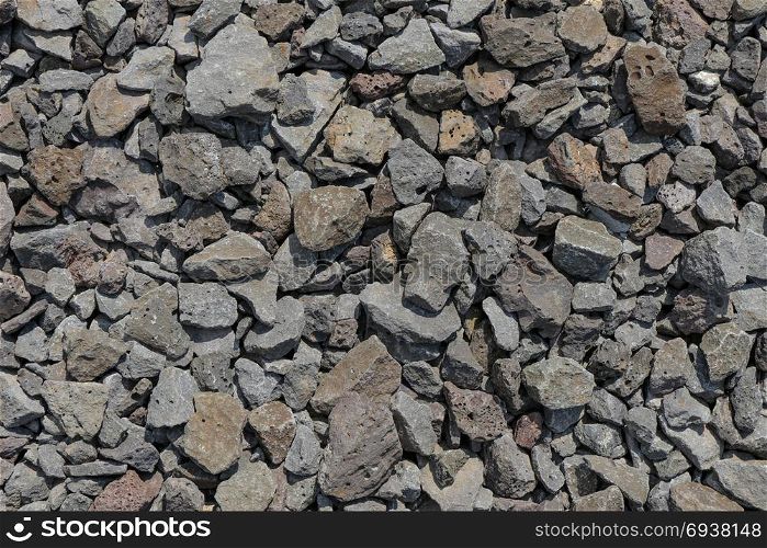 Background consist of full of little stones
