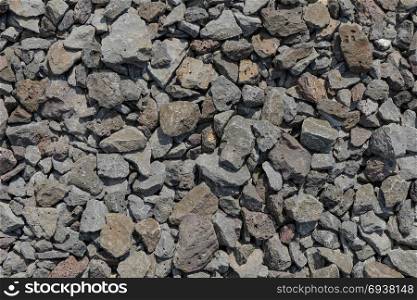Background consist of full of little stones