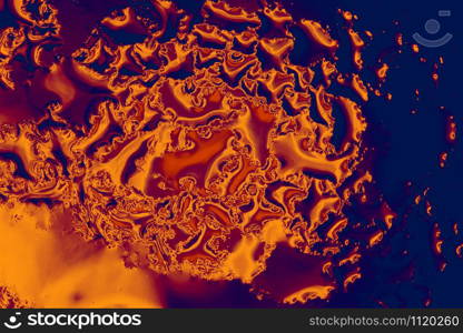 Background covered with water drops in close-up view