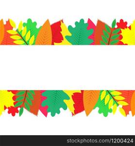background decorated with colorful autumn leaves, card, banner . background decorated with colorful autumn leaves
