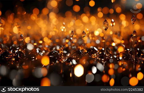 background design of sparkling flakes in the dark, creative background image