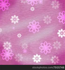 Background Floral Indicating Template Color And Petals