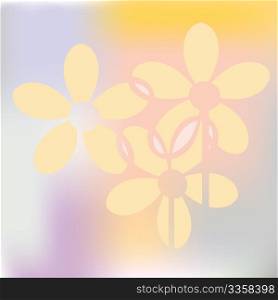 Background flower concept, vector art