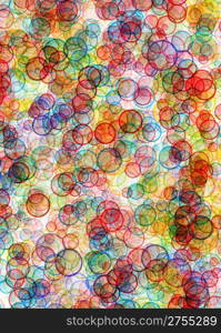 Background from colour circles. An abstract colour background