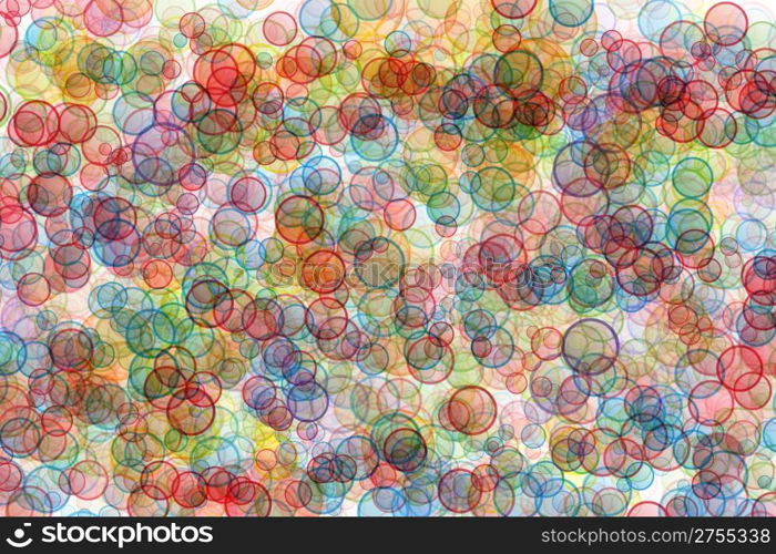 Background from colour circles. An abstract colour background